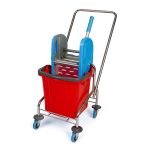 Rindo TK721 Tek Kovalı Temizlik Arabası, 47x41x86 cm, 25 L