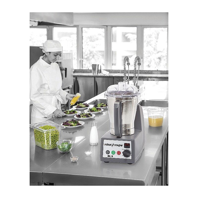 Robot Coupe BL 3 Paslanmaz Çelik Hazneli Profesyonel Mutfak Blender, 3 L, 1100 W - Görsel 2