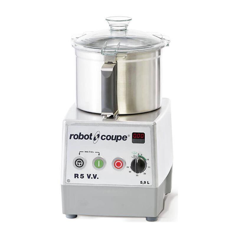 Robot Coupe R 5 V.V. Set Üstü Parçalama Makinesi, 5.9 L, 230V