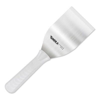Sinerji Chocolate No 1 Plastik Saplı Spatula, 11.5 cm, Beyaz
