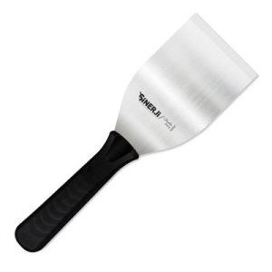 Sinerji Chocolate No 1 Plastik Saplı Spatula, 11.5 cm, Siyah