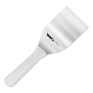 Sinerji Chocolate No 2 Plastik Saplı Spatula, 12.5 cm, Beyaz