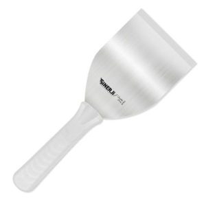Sinerji Chocolate No 3 Plastik Saplı Spatula, 13 cm, Beyaz