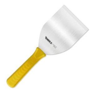 Sinerji Chocolate No 3 Plastik Saplı Spatula, 13 cm, Sarı
