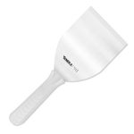 Sinerji Chocolate No 4 Plastik Saplı Spatula, 14 cm, Beyaz