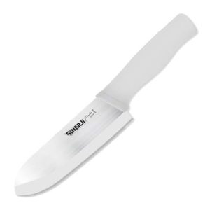 Sinerji Chocolate Plastik Saplı Baklava Bıçağı, 18 cm, Beyaz