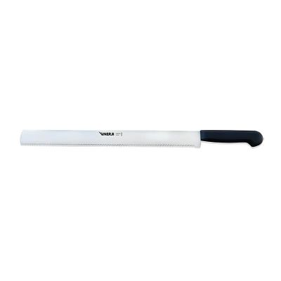 Sinerji Chocolate Plastik Saplı Dişli Pasta Bıçağı, 35 cm, Siyah