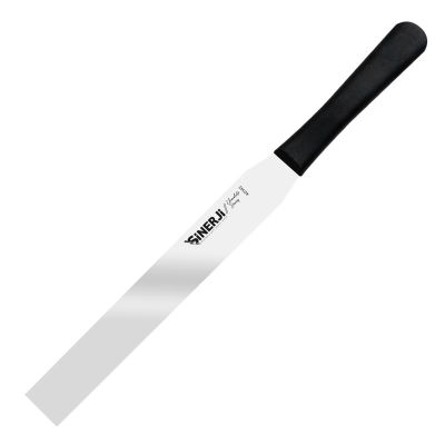 Sinerji Chocolate Plastik Saplı Küt Pasta Paleti, 15 cm, Siyah