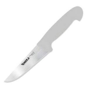 Sinerji Fingerprint No 1 Plastik Saplı Kasap Bıçağı, 14.5 cm, Beyaz