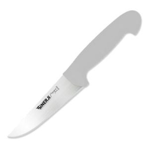 Sinerji Fingerprint No 2 Plastik Saplı Kasap Bıçağı, 16.5 cm, Beyaz
