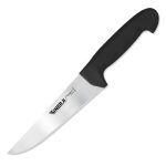 Sinerji Fingerprint No 3 Plastik Saplı Kasap Bıçağı, 18.5 cm, Siyah