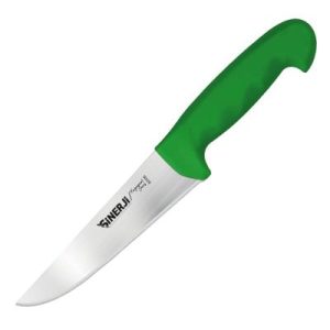 Sinerji Fingerprint No 5 Plastik Saplı Kasap Bıçağı, 25 cm, Yeşil