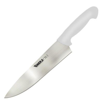 Sinerji Passion No 2 Plastik Saplı Şef Bıçağı, 20.5 cm, Beyaz
