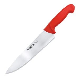 Sinerji Passion No 3 Plastik Saplı Şef Bıçağı, 22.5 cm, Kırmızı