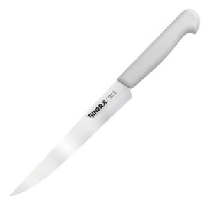 Sinerji Passion Plastik Saplı Büyük Peynir Bıçağı, 18 cm, Beyaz