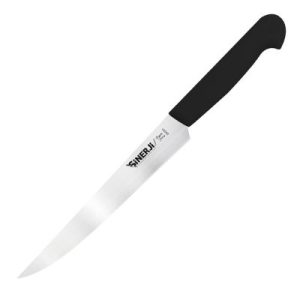 Sinerji Passion Plastik Saplı Büyük Peynir Bıçağı, 18 cm, Siyah
