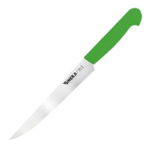 Sinerji Passion Plastik Saplı Büyük Peynir Bıçağı, 18 cm, Yeşil