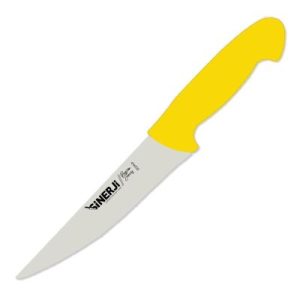 Sinerji Passion Plastik Saplı Düz Sebze Bıçağı, 12 cm, Sarı