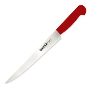 Sinerji Passion Plastik Saplı Lakerda Bıçağı, 25 cm, Kırmızı