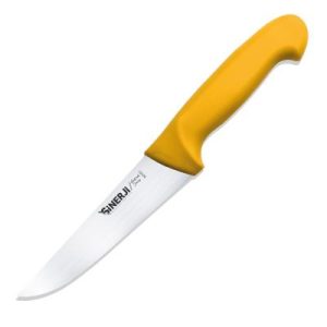 Sinerji Protrend No 1 Plastik Saplı Kasap Bıçağı, 14.5 cm, Sarı