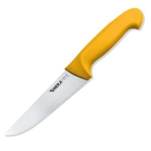 Sinerji Protrend No 2 Plastik Saplı Kasap Bıçağı, 16.5 cm, Sarı