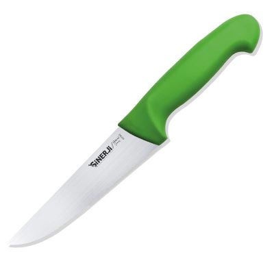 Sinerji Protrend No 2 Plastik Saplı Kasap Bıçağı, 16.5 cm, Yeşil