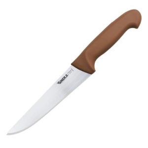 Sinerji Protrend No 4 Plastik Saplı Kasap Bıçağı, 21 cm, Kahverengi