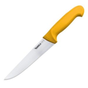 Sinerji Protrend No 4 Plastik Saplı Kasap Bıçağı, 21 cm, Sarı