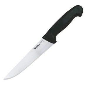 Sinerji Protrend No 4 Plastik Saplı Kasap Bıçağı, 21 cm, Siyah