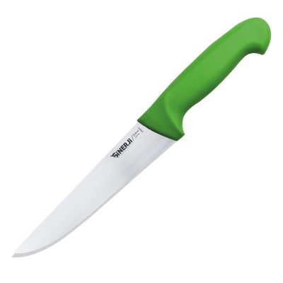 Sinerji Protrend No 4 Plastik Saplı Kasap Bıçağı, 21 cm, Yeşil