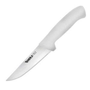Sinerji Silver No 1 Plastik Saplı Kasap Bıçağı, 14 cm, Beyaz