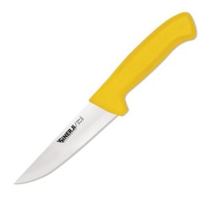 Sinerji Silver No 1 Plastik Saplı Kasap Bıçağı, 14 cm, Sarı