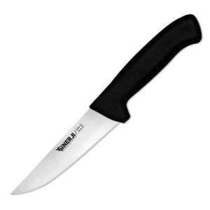 Sinerji Silver No 1 Plastik Saplı Kasap Bıçağı, 14 cm, Siyah