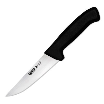 Sinerji Silver No 1 Plastik Saplı Kasap Bıçağı, 14 cm, Siyah