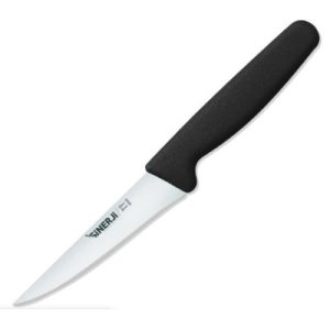 Sinerji Silver Plastik Saplı Küçük Mutfak Bıçağı, 12.5 cm, Siyah