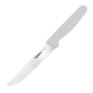 Sinerji Silver Plastik Saplı Mutfak Bıçağı, 16 cm, Beyaz