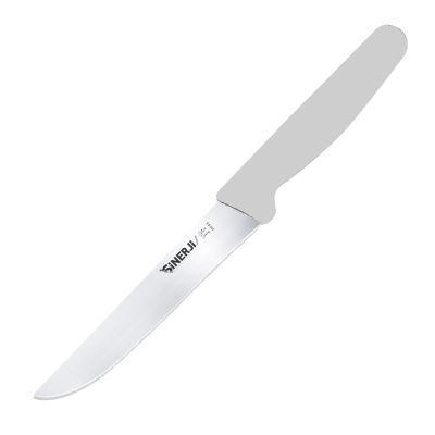 Sinerji Silver Plastik Saplı Mutfak Bıçağı, 16 cm, Beyaz