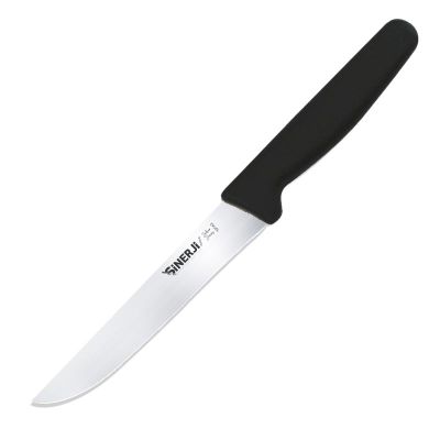 Sinerji Silver Plastik Saplı Mutfak Bıçağı, 16 cm, Siyah