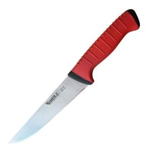 Sinerji Twix No 2 Plastik Saplı Kasap Bıçağı, 16.5 cm, Kırmızı