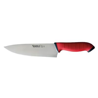 Sinerji Twix No 2 Plastik Saplı Şef Bıçağı, 21 cm, Kırmızı