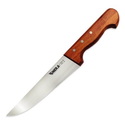 Sinerji Wooden No 4 Gül Saplı Kasap Bıçağı, 21 cm