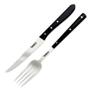 Sinerji Wooden Taş Mika 2'li Steak Seti