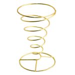 SMH WT2001 Bubble Waffle Tutucu Stand, 18 cm, Altın