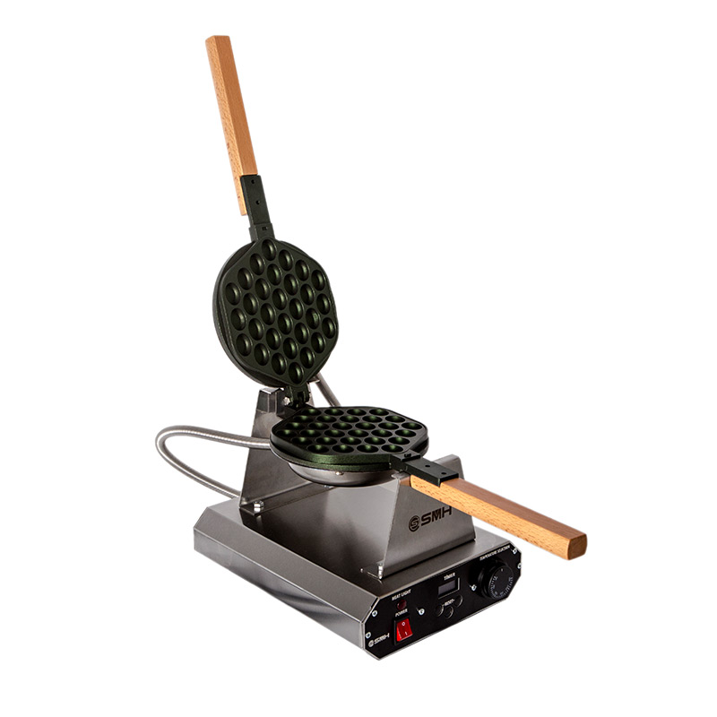 SMH XE Yuvarlak Kapaklı Bubble Waffle Makinesi, Elektrikli