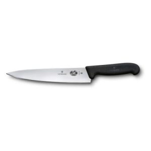 Victorinox 5.2003.22 Dilimleme Bıçağı, 22 cm, Siyah