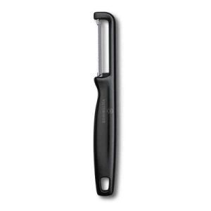 Victorinox IOTA 6.0943.3 Tırtıklı Kenar Çift Taraflı Soyacak, Siyah