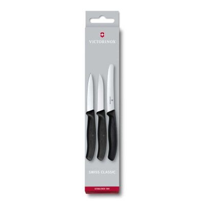 Victorinox Swiss Classic 6.7113.3 3'lü Bıçak Seti, Siyah - Görsel 2