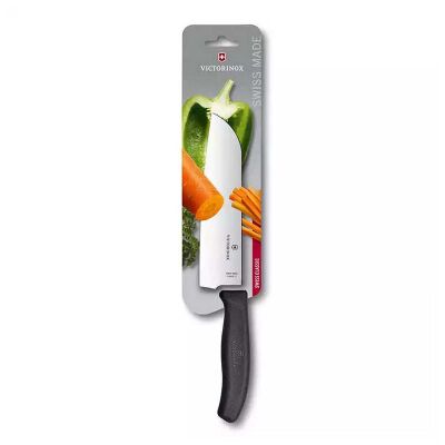 Victorinox Swiss Classic 6.8503.17B Blisterli Santoku Bıçağı, 17 cm, Siyah - Görsel 3
