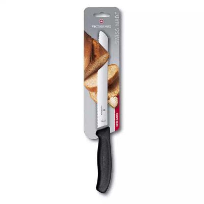Victorinox Swiss Classic 6.8633.21B Blisterli Ekmek Bıçağı, 21 cm, Siyah - Görsel 2