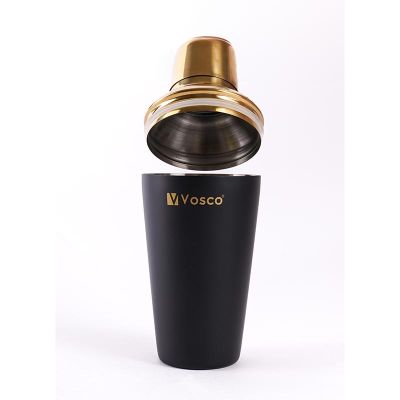 Vosco VSCG-3 3 Parça Golden Bar Kokteyl Seti, Siyah - Görsel 8